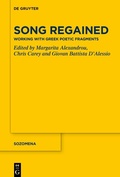 Cover: Song Regained - De Gruyter
