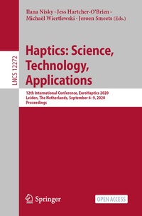 Abbildung von: Haptics: Science, Technology, Applications - Springer