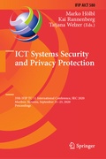 Cover: ICT Systems Security and Privacy Protection - Springer