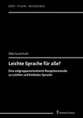 Cover: Leichte Sprache f&uuml;r alle? - Frank & Timme