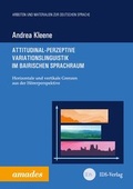 Cover: Attitudinal-perzeptive Variationslinguistik im bairischen Sprachraum - IDS-Verlag