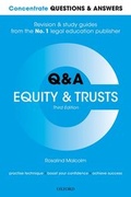 Cover: Concentrate Questions and Answers Equity and Trusts - Oxford University Press