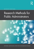 Cover: Research Methods for Public Administrators - Routledge