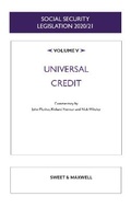 Cover: Social Security Legislation 2020/21 Volume V - Sweet & Maxwell