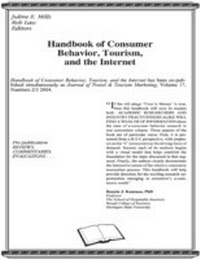 Enlarge image Cover: Handbook of Consumer Behavior, Tourism, and the Internet - Routledge