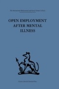 Cover: Open Employment after Mental Illness - Routledge