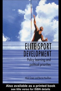 Enlarge image Cover: Elite Sport Development - Routledge