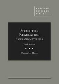 Enlarge image Cover: Securities Regulation - West Academic Press