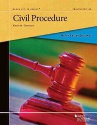 Abbildung von: Black Letter Outline on Civil Procedure - West Academic Press
