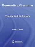 Cover: Generative Grammar - Routledge