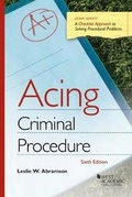 Cover: Acing Criminal Procedure - West Academic Press