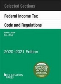 Enlarge image Cover: Selected Sections Federal Income Tax Code and Regulations, 2020-2021 - West Academic Press