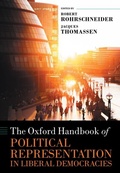 Cover: The Oxford Handbook of Political Representation in Liberal Democracies - OUP eBook