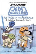 Cover: Attack of the Furball (Jedi Academy #8) - Scholastic