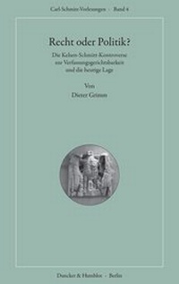 Abbildung von: Recht oder Politik? - Duncker & Humblot