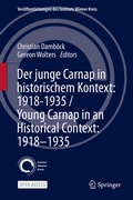 Cover: Der junge Carnap in historischem Kontext: 1918-1935 / Young Carnap in an Historical Context: 1918-1935 - Springer