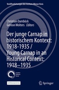 Cover: Der junge Carnap in historischem Kontext: 1918-1935 / Young Carnap in an Historical Context: 1918-1935 - Springer