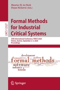 Cover: Formal Methods for Industrial Critical Systems - Springer