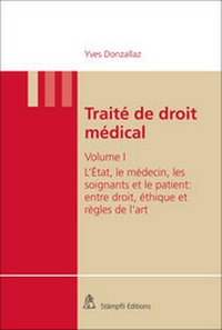 Abbildung von: Traité de droit médical - Stämpfli Verlag