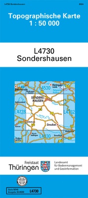 Abbildung von: Sondershausen - Thüringer Landesamt für Bodenmanagement und Geoinformation