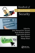 Cover: Handbook of e-Business Security - CRC Press