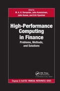 Cover: High-Performance Computing in Finance - Chapman & Hall/CRC
