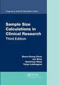 Cover: Sample Size Calculations in Clinical Research - Chapman & Hall/CRC