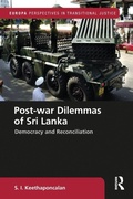 Cover: Post-war Dilemmas of Sri Lanka - Routledge