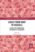 Cover: Logic from Kant to Russell - Routledge