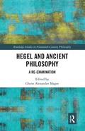 Cover: Hegel and Ancient Philosophy - Routledge