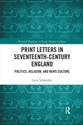 Cover: Print Letters in Seventeenth-Century England - Routledge
