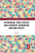 Cover: Extremism, Free Speech and Counter-Terrorism Law and Policy - Routledge