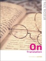 Cover: On Translation - Routledge