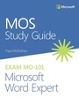 Cover: MOS Study Guide for Microsoft Word Expert Exam MO-101 - Addison Wesley