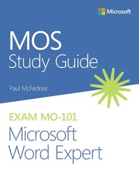 Abbildung von: MOS Study Guide for Microsoft Word Expert Exam MO-101 - Addison Wesley