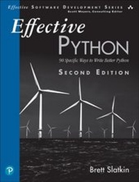 Enlarge image Cover: Effective Python - Addison Wesley