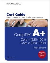 Abbildung von: CompTIA A+ Core 1 (220-1001) and Core 2 (220-1002) Cert Guide - Pearson It Certification