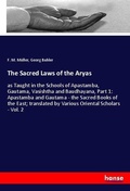 Cover: The Sacred Laws of the Aryas - Hansebooks