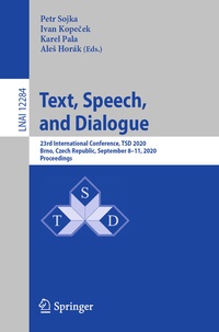 Abbildung von: Text, Speech, and Dialogue - Springer