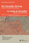 Cover: Der Versailler Vertrag - R&ouml;hrig Universit&auml;tsverlag
