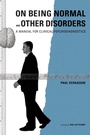 Cover: On Being Normal and Other Disorders - Other Press
