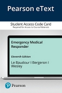Abbildung von: Emergency Medical Responder - Pearson