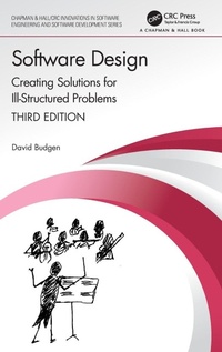 Enlarge image Cover: Software Design - Chapman & Hall/CRC