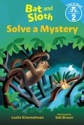 Cover: Bat and Sloth Solve a Mystery (Bat and Sloth: Time to Read, Level 2) - Albert Whitman & Company