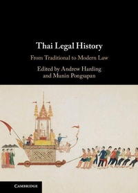 Enlarge image Cover: Thai Legal History - Cambridge University Press