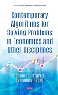Cover: Contemporary Algorithms for Solving Problems in Economics and Other Disciplines - Nova Science Publishers Inc