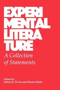 Enlarge image Cover: Experimental Literature: A Collection of Statements - Jef Books