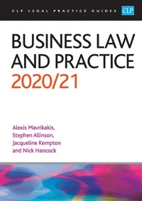 Abbildung von: Business Law and Practice 2020/2021 - College of Law Publishing