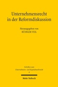 Cover: Unternehmensrecht in der Reformdiskussion - Mohr Siebeck