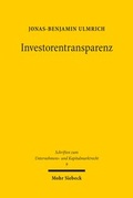 Abbildung von: Investorentransparenz - Mohr Siebeck